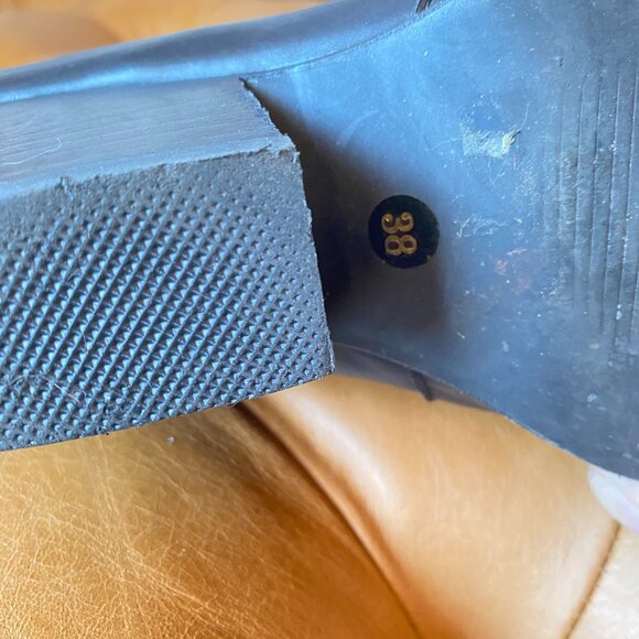 Jeffrey Campbell Ibiza Leather Ankle Booties Size 38 - Picture 9 of 10